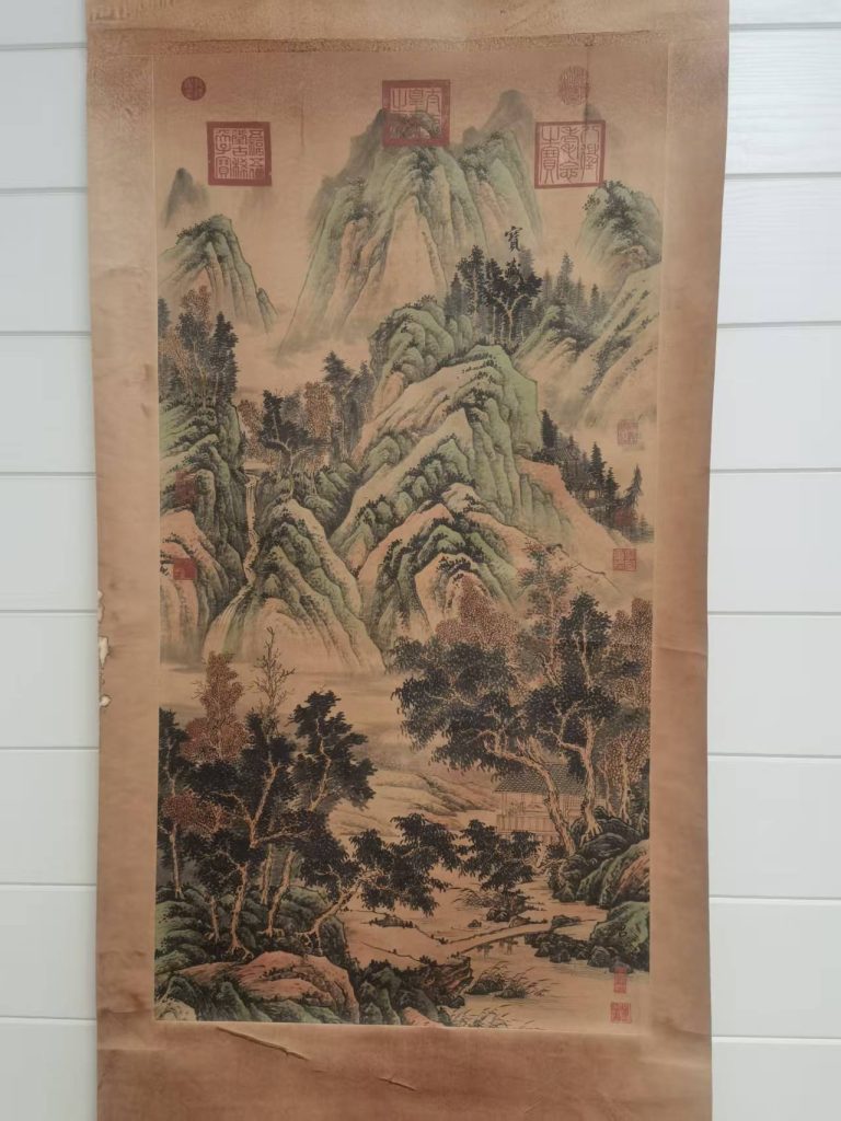 图片[1]-唐寅《山水图》-嘉诚艺术