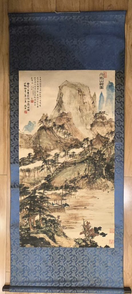 图片[1]-傅抱石《山水图》-嘉诚艺术