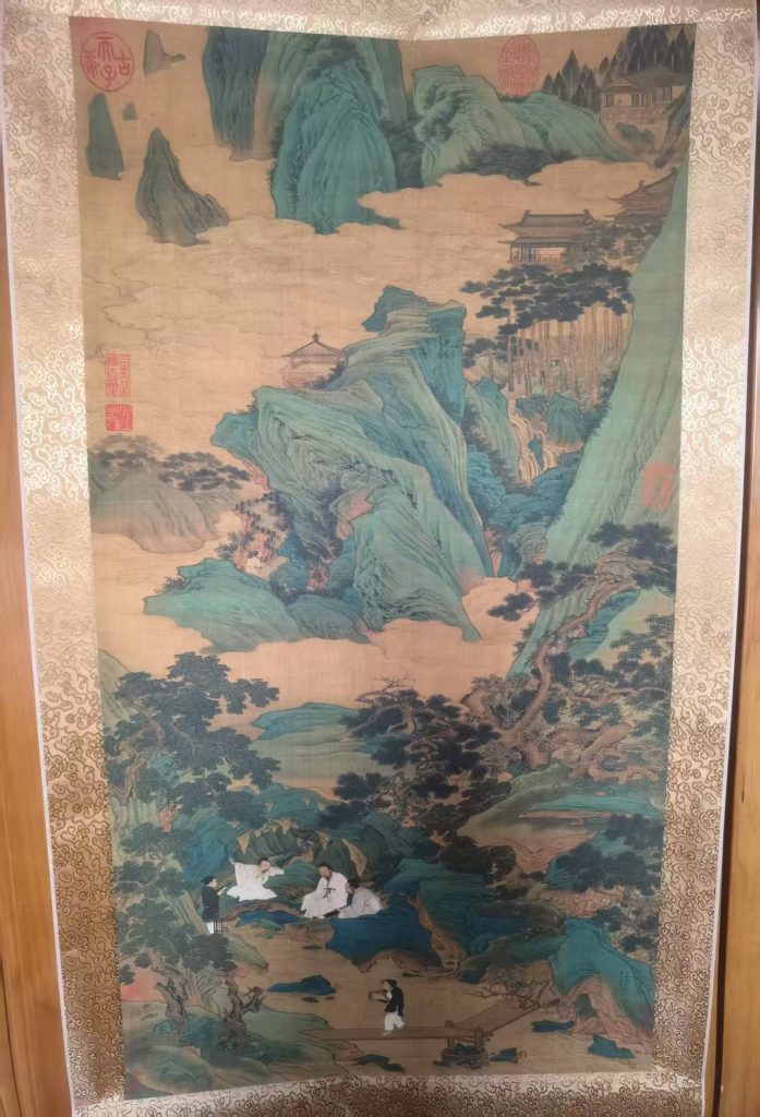 图片[1]-仇英《桃园仙境》-嘉诚艺术