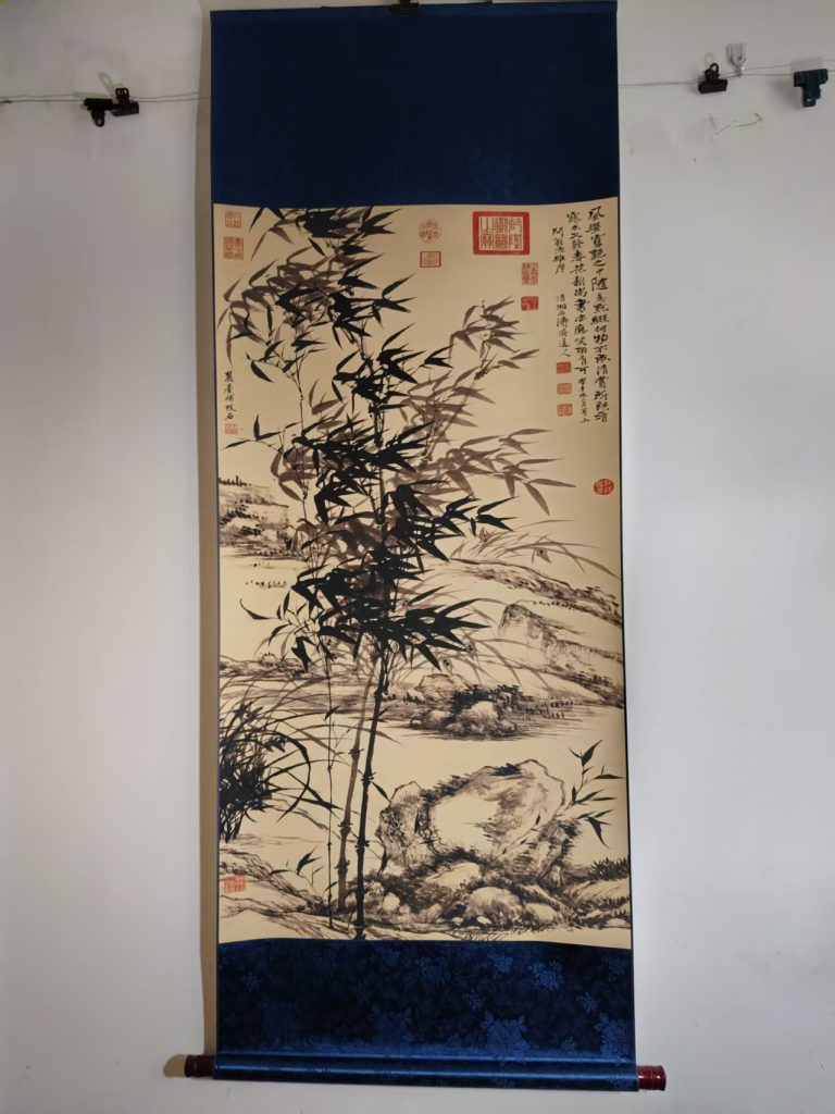 图片[1]-石涛济《墨竹》-嘉诚艺术