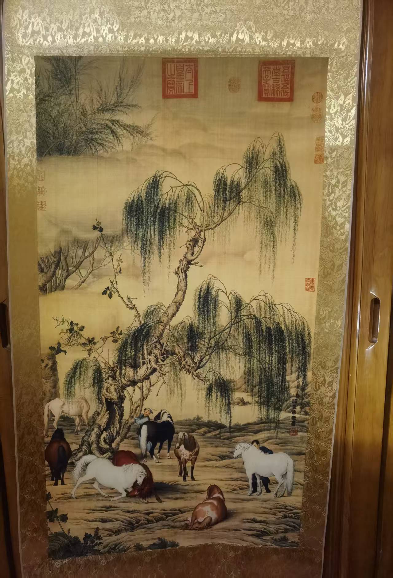 郎世宁《八骏图》-嘉诚艺术