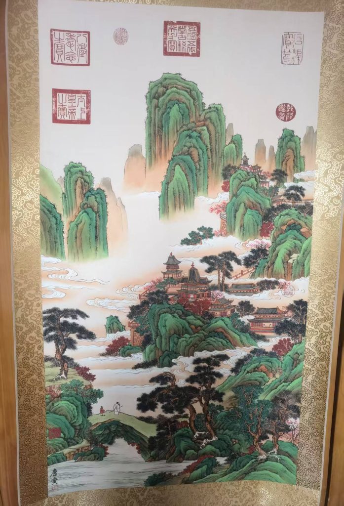 图片[1]-唐寅《人间仙境》-嘉诚艺术