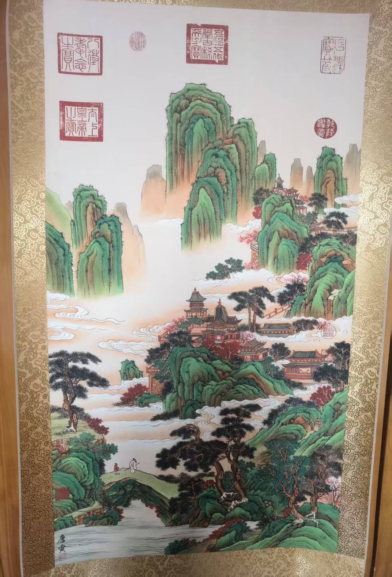 唐寅《人间仙境》-嘉诚艺术