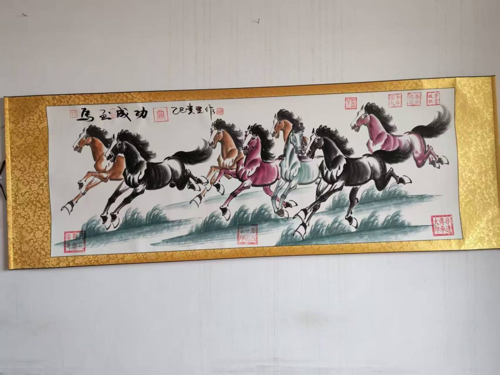 图片[1]-刘贵显《马到成功》-嘉诚艺术