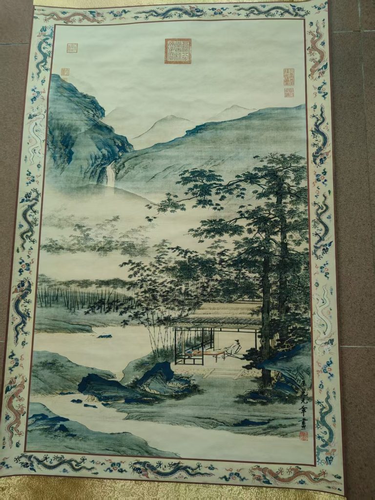 图片[1]-王冕《山水图》-嘉诚艺术