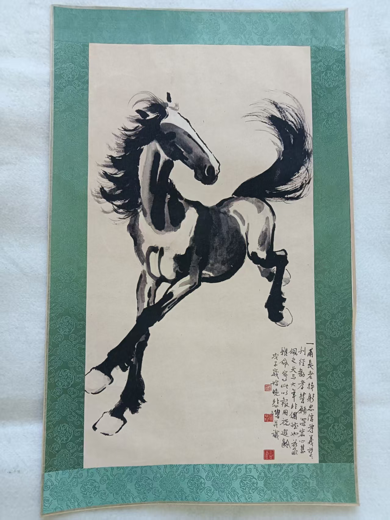 徐悲鸿《骏马图》-嘉诚艺术