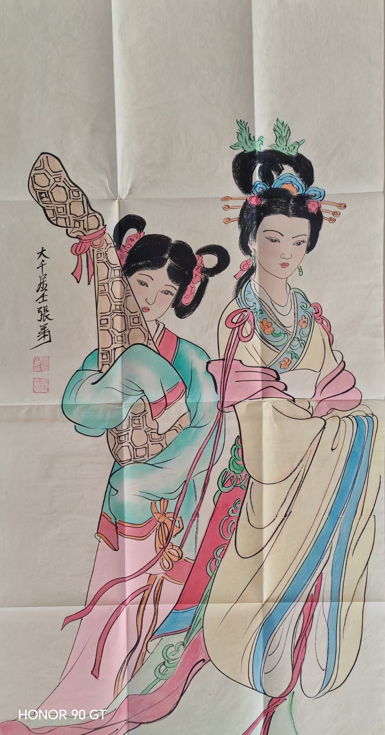 张大千《仕女图》-嘉诚艺术