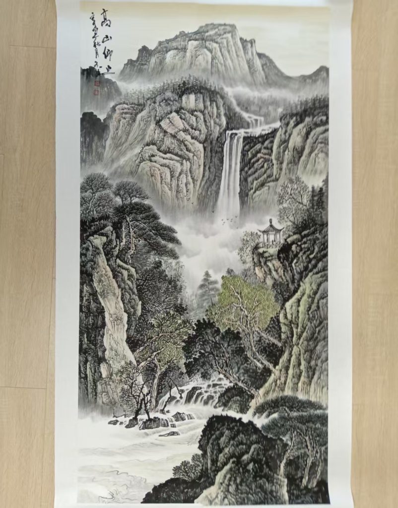 图片[1]-赵文斌《高山流水》-嘉诚艺术