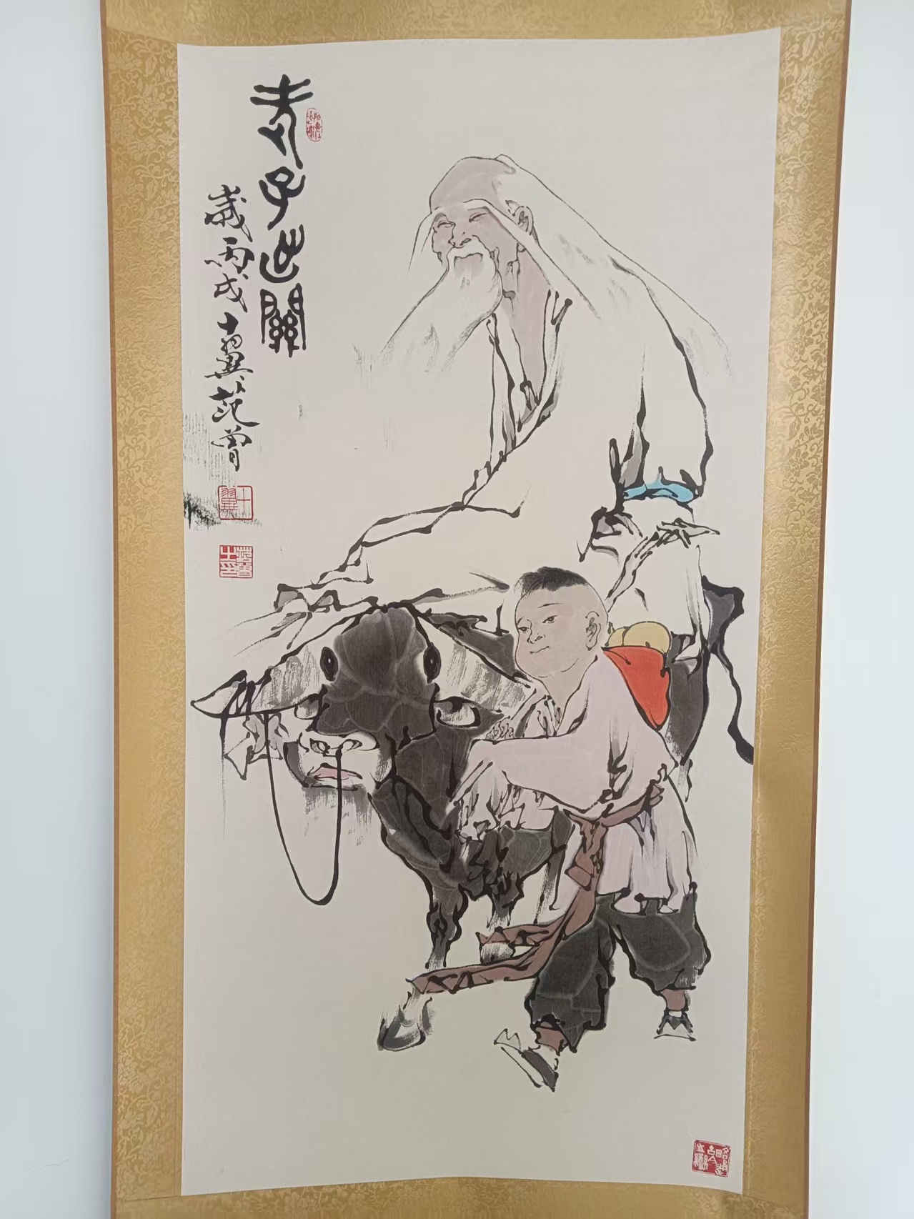 范曾《老子出关》-嘉诚艺术