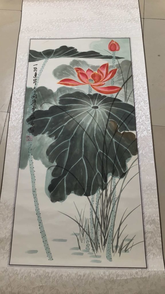图片[1]-刘海青《一路连升》-嘉诚艺术