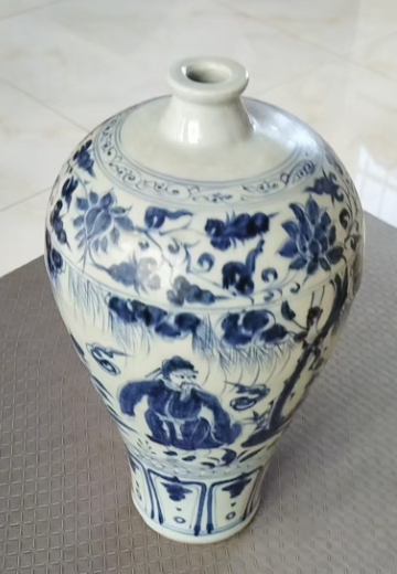 元青花人物故事纹梅瓶-嘉诚艺术