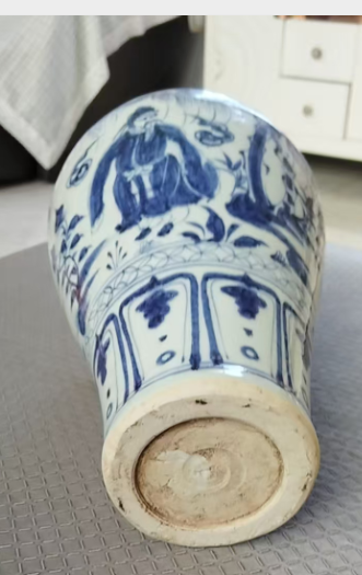 元青花人物故事纹梅瓶
