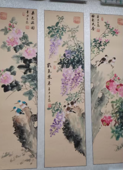 张巨富《花鸟图》-嘉诚艺术