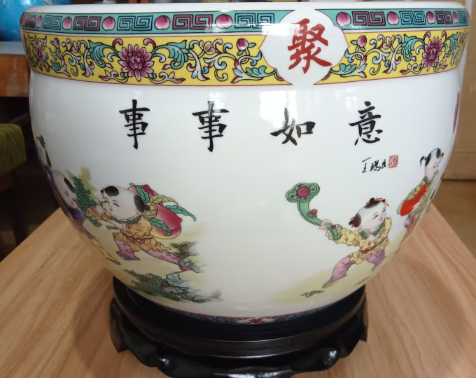 王锡良、王采《聚宝盆》-嘉诚艺术