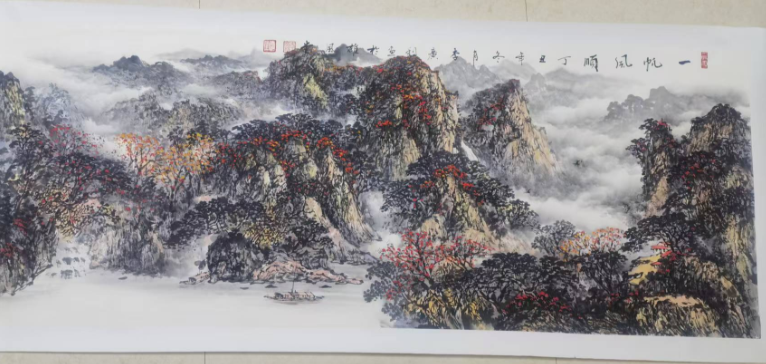 李广利《一帆风顺》-嘉诚艺术