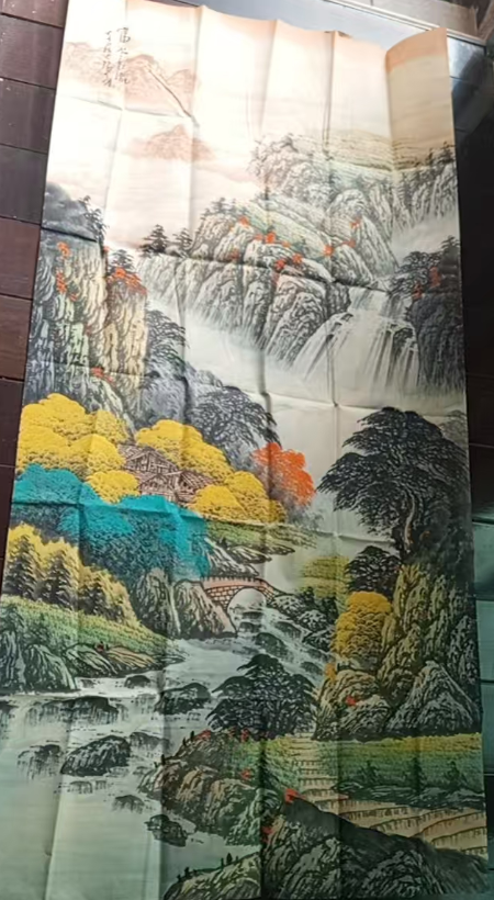 张大千《富水长流》-嘉诚艺术
