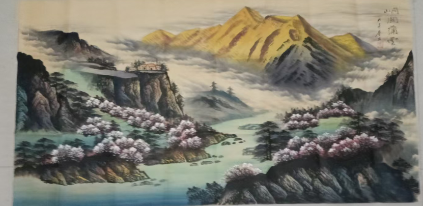 张大千《日照金山》-嘉诚艺术