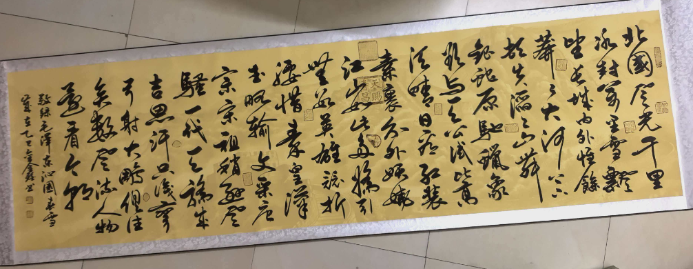 巴金鑫《沁园春-雪》-嘉诚艺术