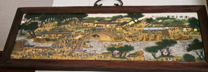 王大凡《清明上河图》瓷板画-嘉诚艺术