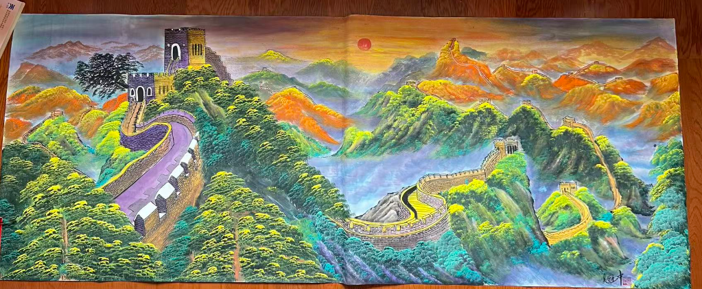 吴冠中《长城雄风》-嘉诚艺术