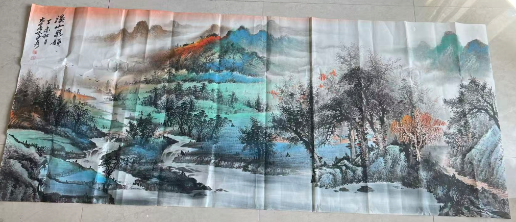 张大千《溪山泉韵》-嘉诚艺术