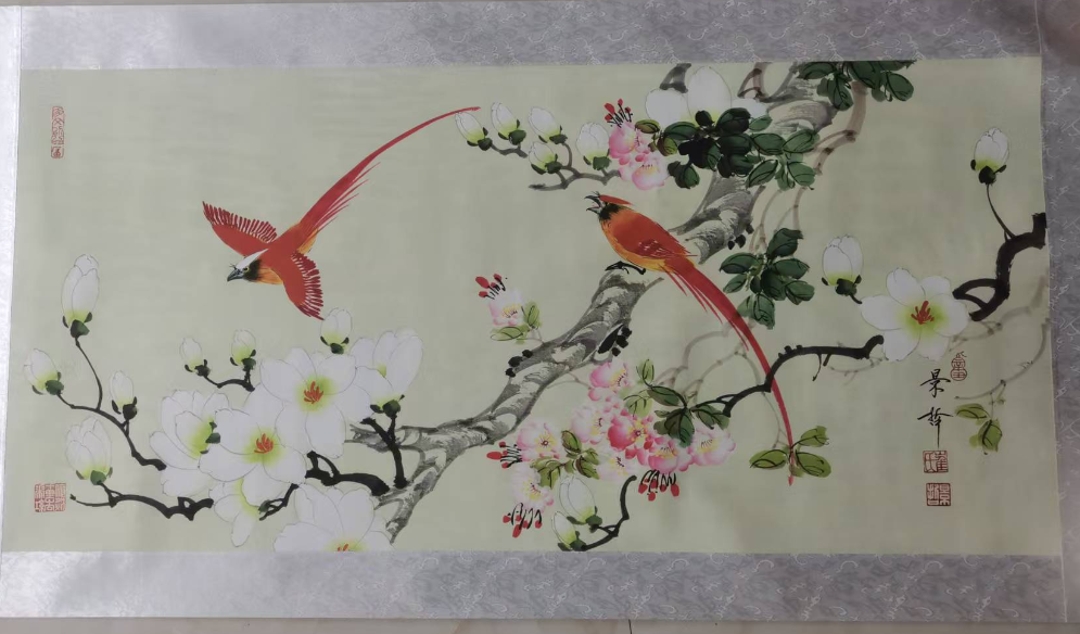 崔景哲《花鸟图》-嘉诚艺术