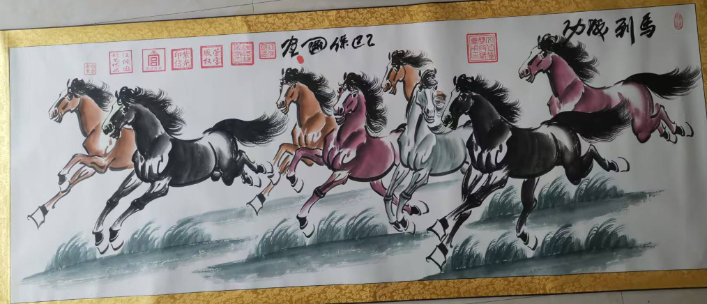 汪保国《马到成功》-嘉诚艺术