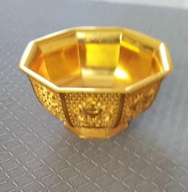 八宝吉祥金碗-嘉诚艺术