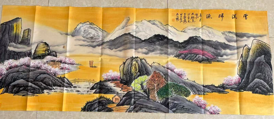 张大千《山水图》-嘉诚艺术