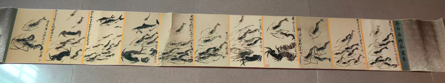 齐白石《墨虾》精品合集-嘉诚艺术