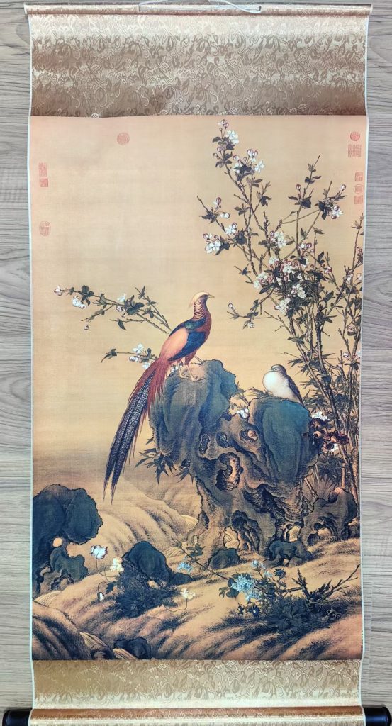 图片[1]-郎世宁《锦春图》-嘉诚艺术