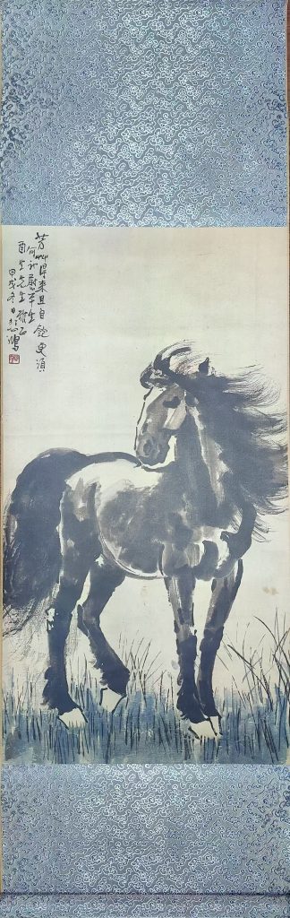 图片[1]-徐悲鸿《骏马图》-嘉诚艺术