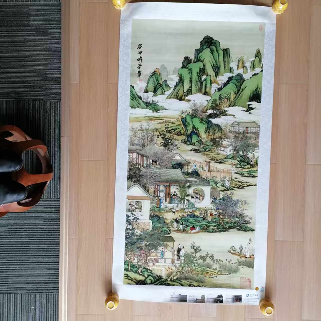 图片[1]-张传亭《山水人物画》-嘉诚艺术