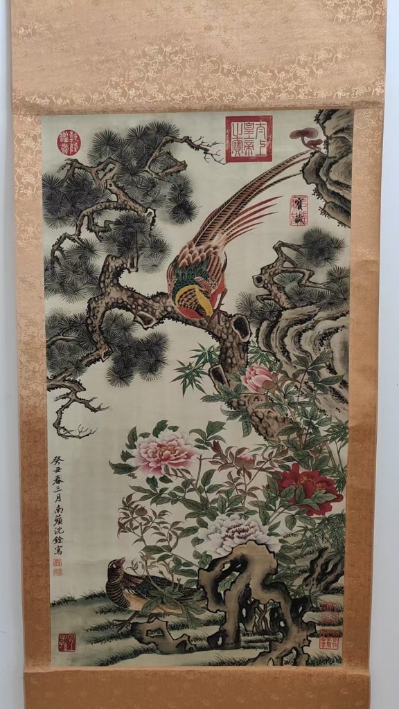 图片[1]-沈铨《花鸟图》-嘉诚艺术