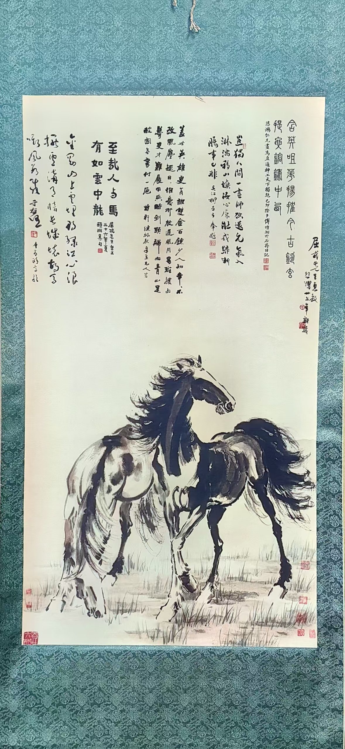 徐悲鸿《骏马图》-嘉诚艺术