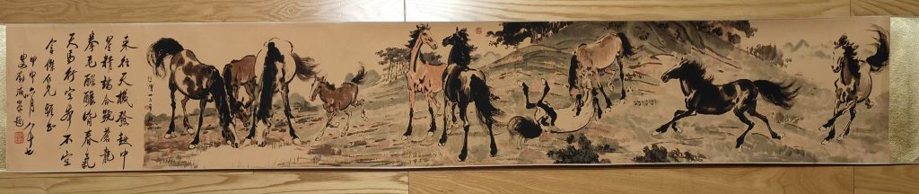 图片[1]-徐悲鸿《八骏图》-嘉诚艺术