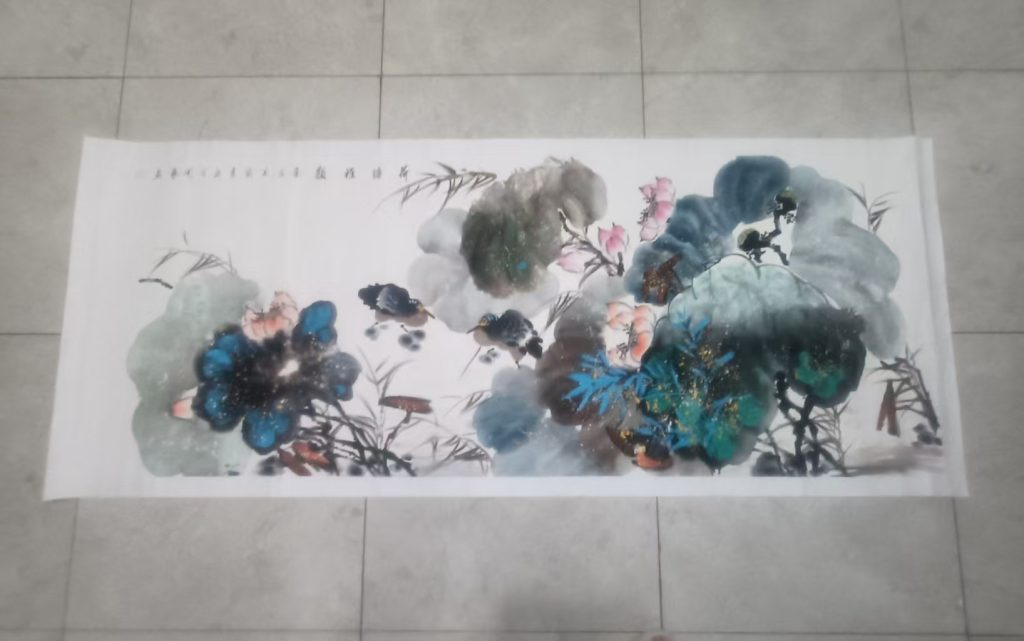 图片[1]-周艺《荷塘雅韵》-嘉诚艺术