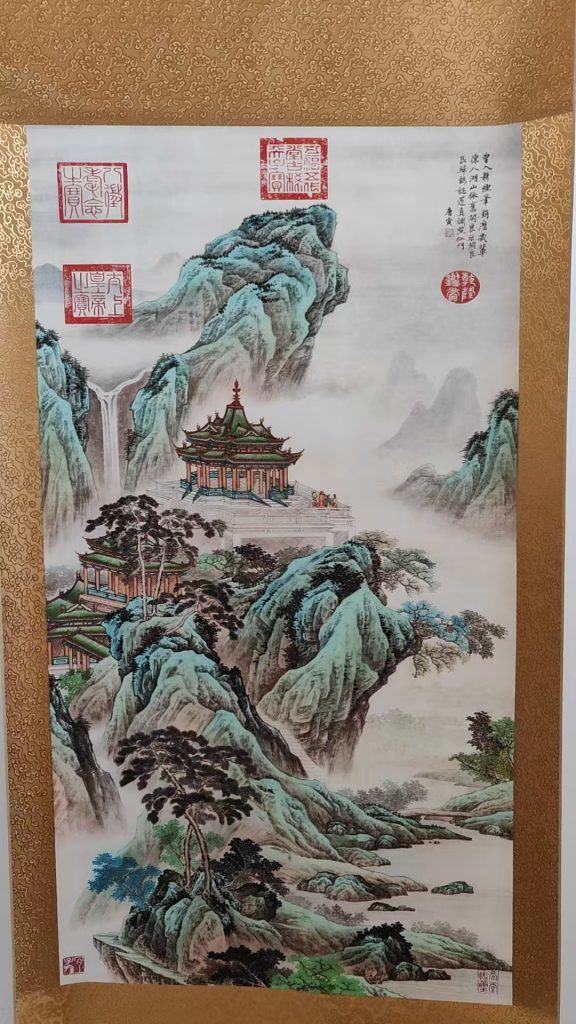图片[1]-唐寅《山水图》-嘉诚艺术