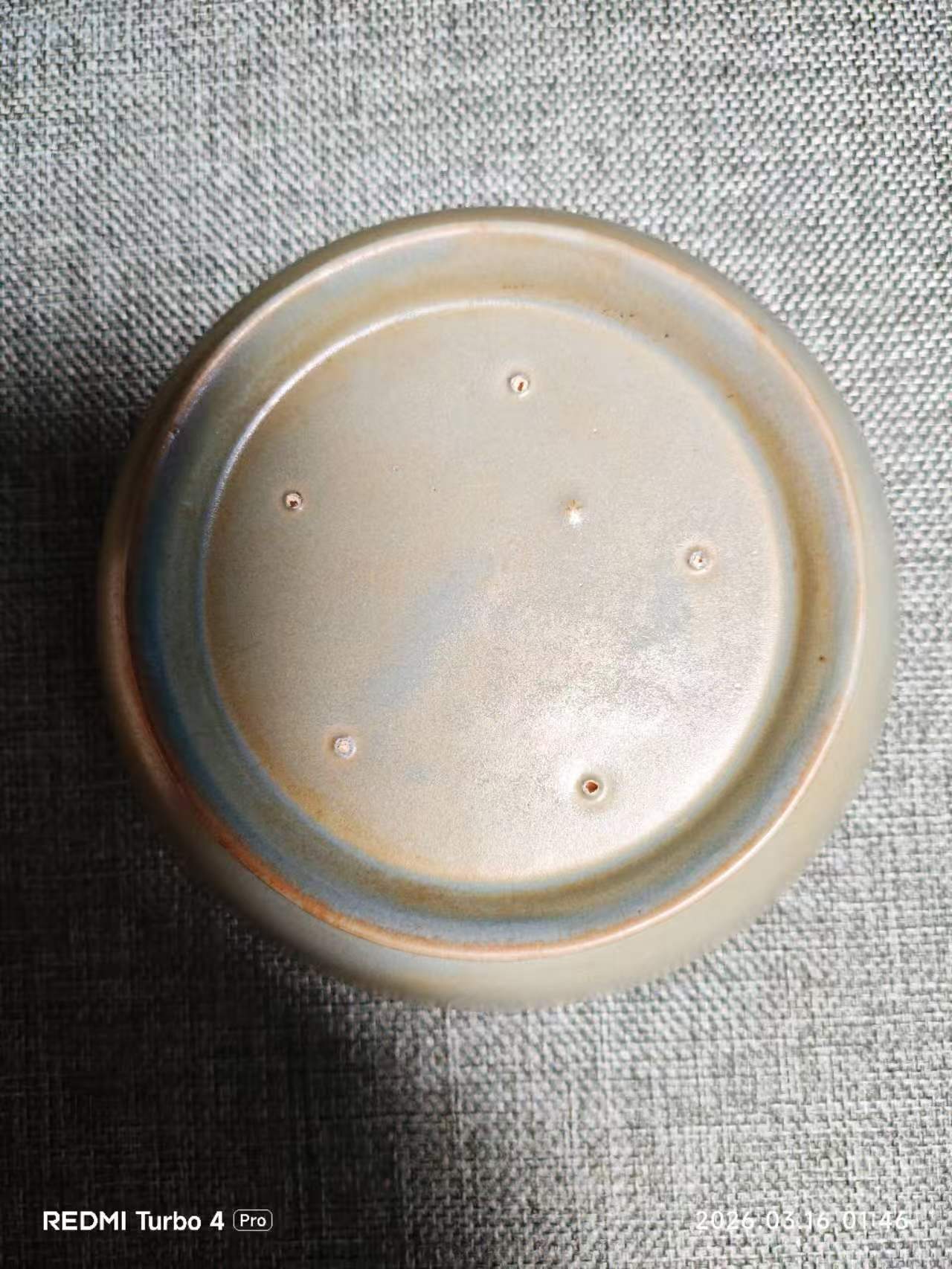 汝窑天青釉《老鼠洗》