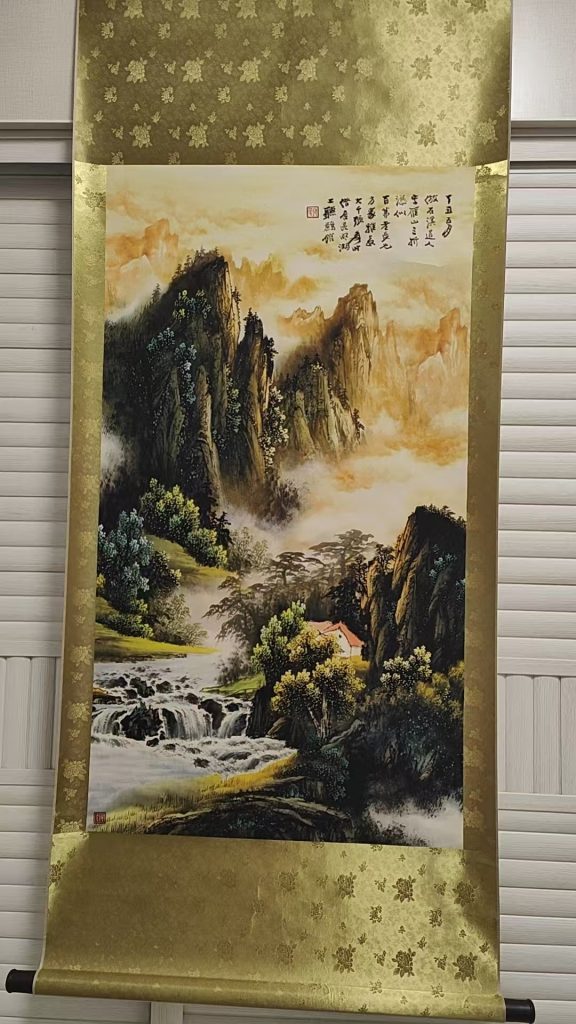图片[1]-张大千《石溪燕山》-嘉诚艺术