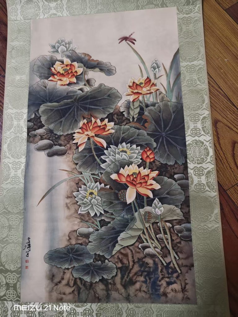 图片[1]-王雪涛《荷香清韵图》-嘉诚艺术