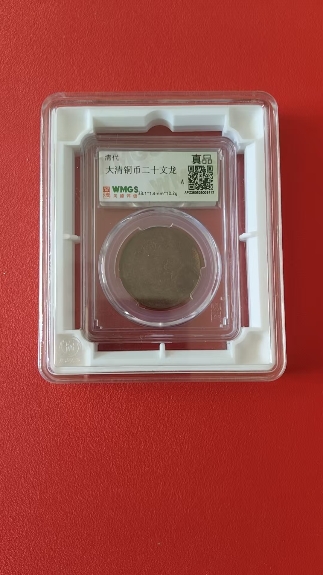 大清铜币《二十文龙》-嘉诚艺术