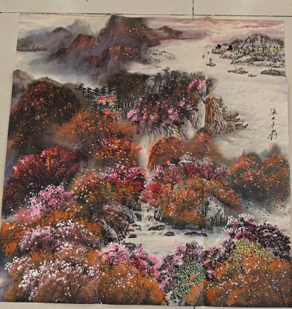 张大千《山水图》-嘉诚艺术