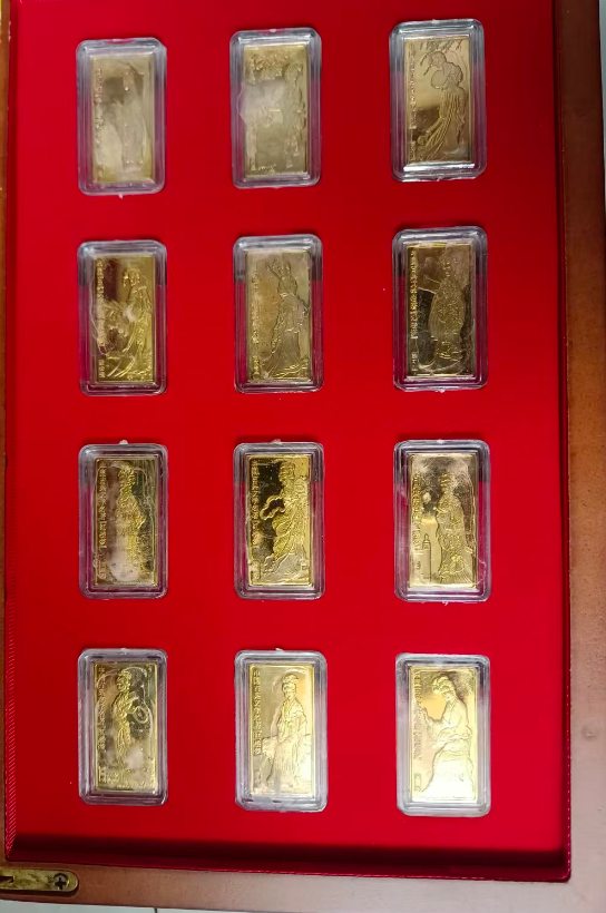 纪念金条《十二金钗》-嘉诚艺术