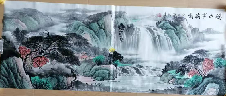李传德《福山聚瑞图》-嘉诚艺术