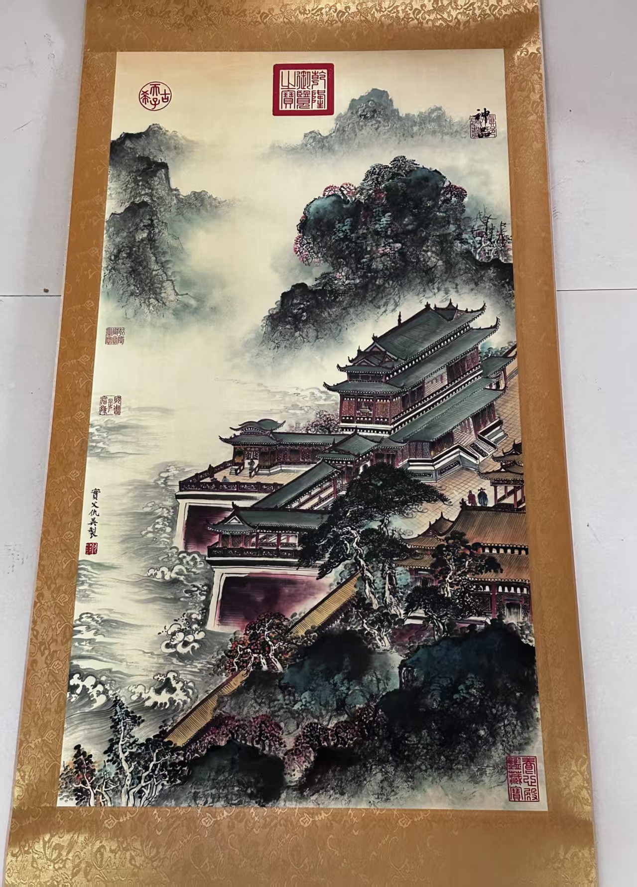 仇英《蓬莱仙境》-嘉诚艺术