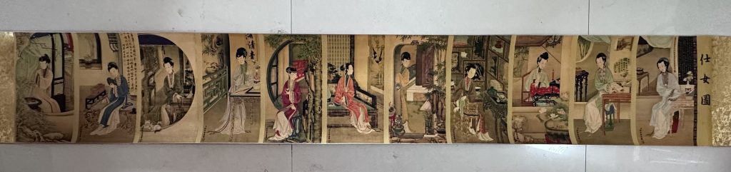 图片[1]-郎世宁《仕女图》-嘉诚艺术