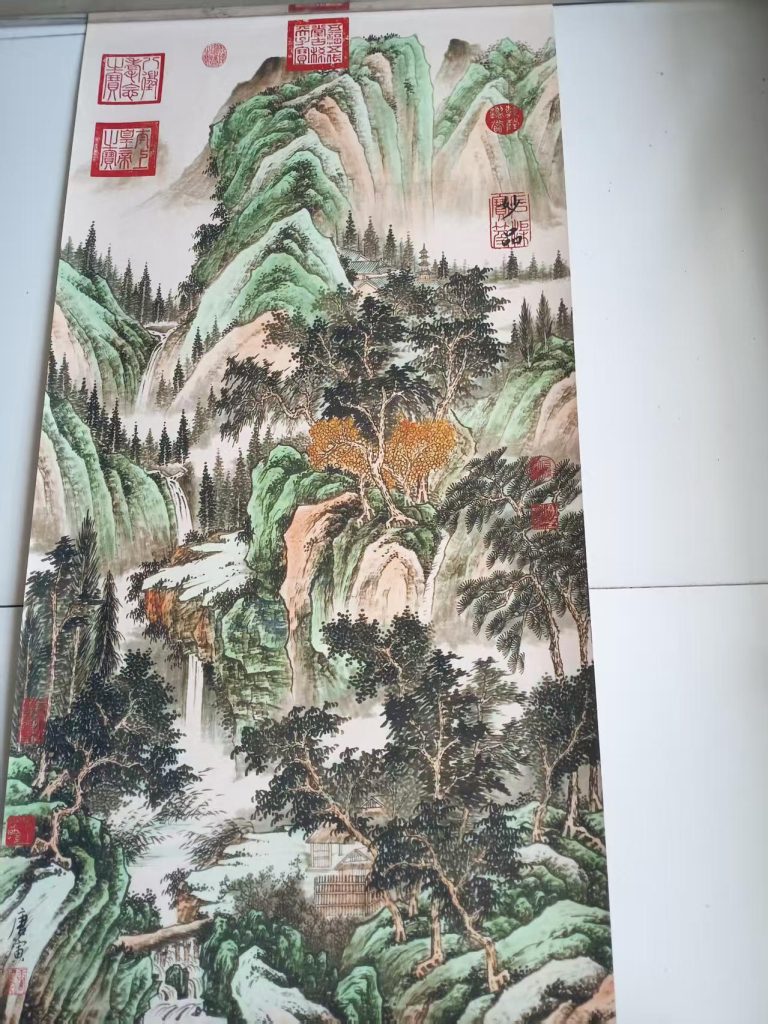 图片[1]-唐寅《山水图》-嘉诚艺术