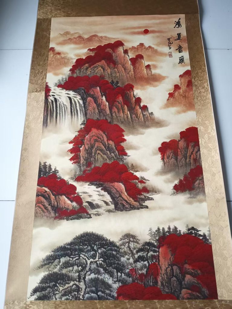 图片[1]-李可染《鸿运当头》-嘉诚艺术
