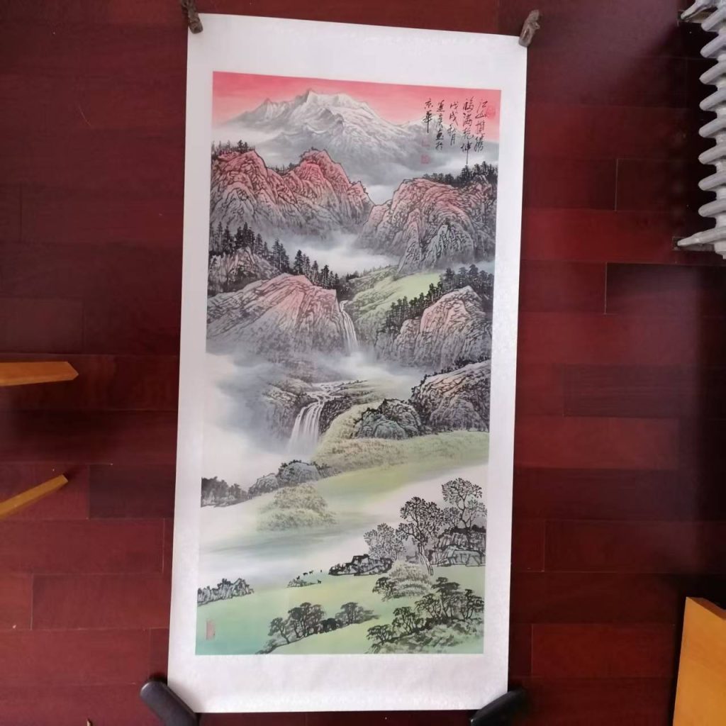 图片[1]-吴运广《江山揽胜 》-嘉诚艺术